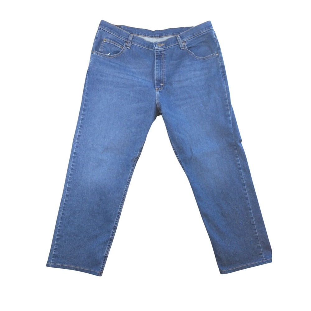 Wrangler Premium Quality Men Straight Leg Jean Medium Wash Blue 36x27 .1097FXWXD